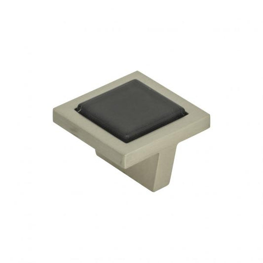 Spa Black Square Knob