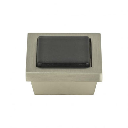 Spa Black Square Knob