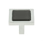 Spa Black Square Knob