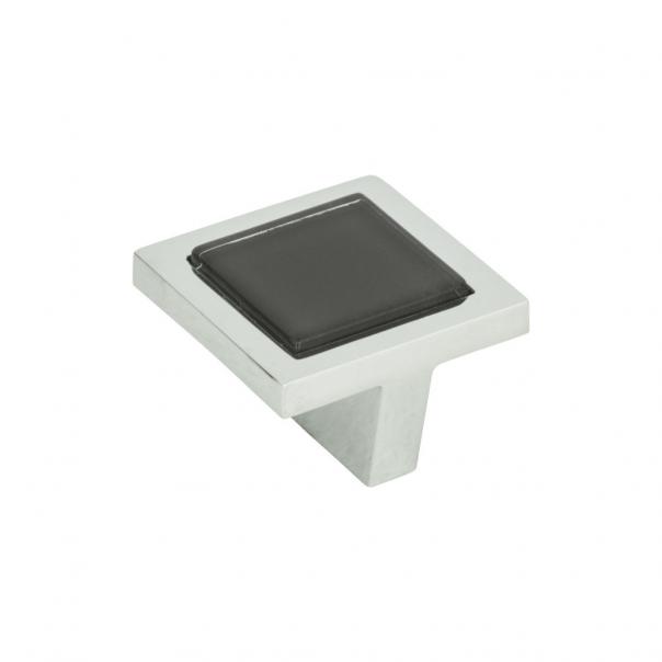 Spa Black Square Knob
