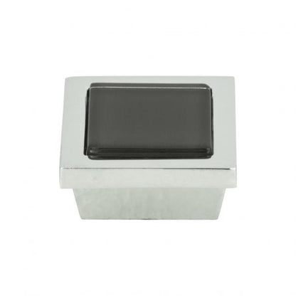 Spa Black Square Knob