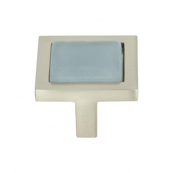 Spa Blue Square Knob
