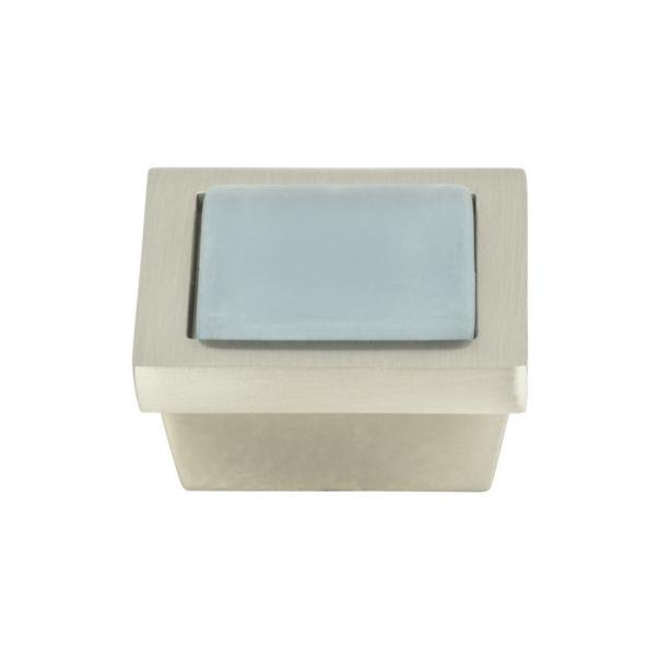 Spa Blue Square Knob