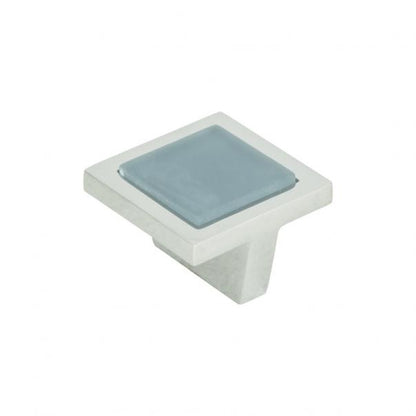 Spa Blue Square Knob