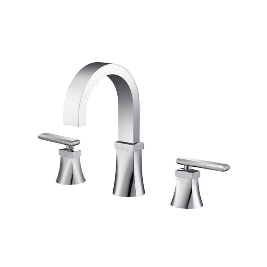 Flusso 230.2000 Three Hole 8" Widespread Two Handle Bathroom Faucet