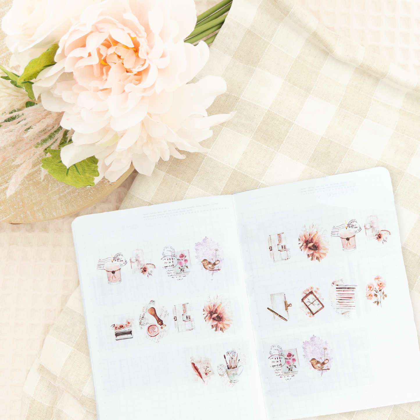 Love Letter 'Moments' Premium Satin Die Cut Washi 30mm