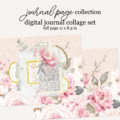 Digital Grand Park Way Journal Collage Set