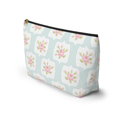 Customizable: Chic Floral Accessory Pouch, Makeup Bag, Cosmetic Case, Toiletries Organizer, Gift for Her