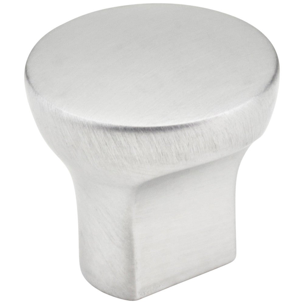 1" Diameter Satin Nickel Round Brenton Cabinet Knob