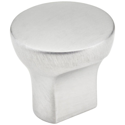 1" Diameter Satin Nickel Round Brenton Cabinet Knob