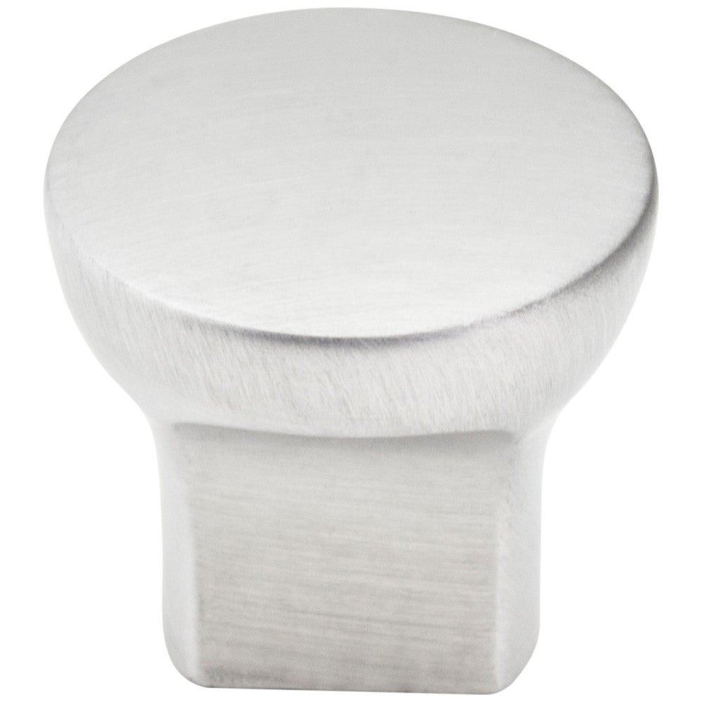 1" Diameter Satin Nickel Round Brenton Cabinet Knob