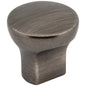 1" Diameter Satin Nickel Round Brenton Cabinet Knob