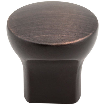 1" Diameter Satin Nickel Round Brenton Cabinet Knob