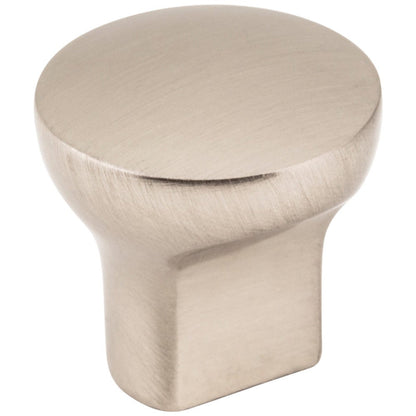 1" Diameter Satin Nickel Round Brenton Cabinet Knob