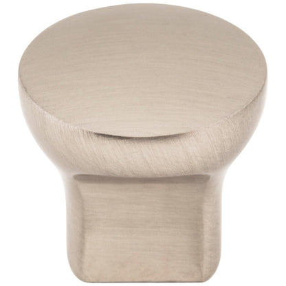 1" Diameter Satin Nickel Round Brenton Cabinet Knob