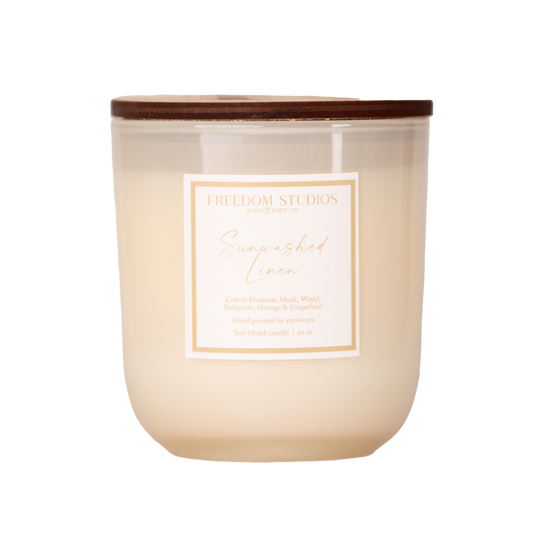 Sunwashed Linen 10 oz Candle