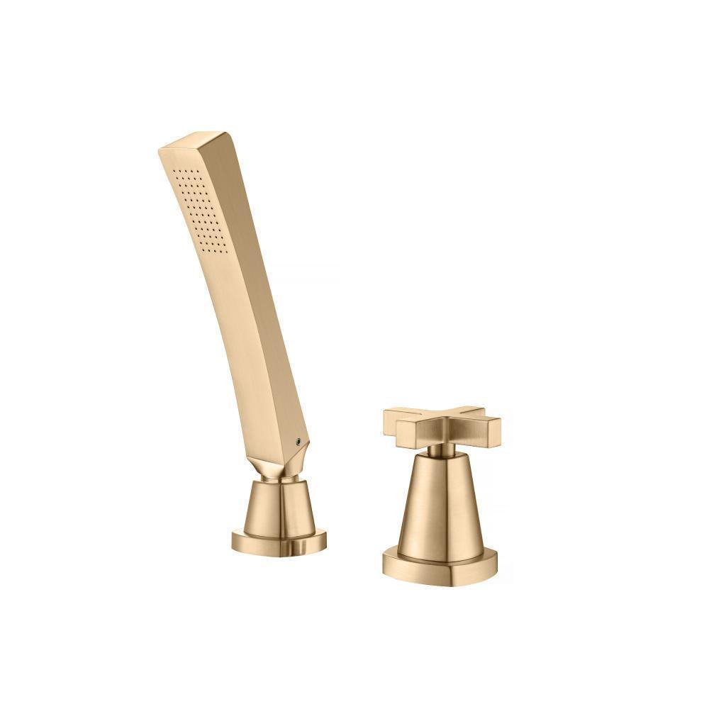 Flusso 240.1280 Deck Diverter With Holder & Hose
