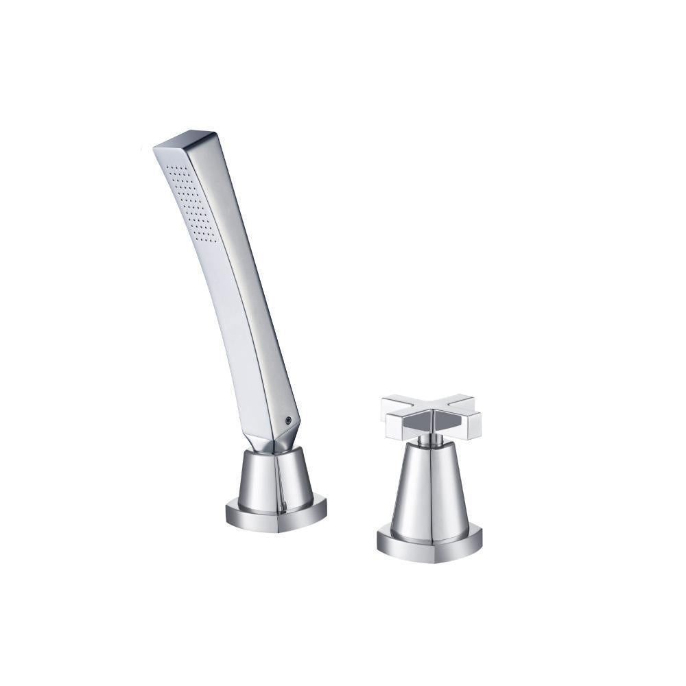 Flusso 240.1280 Deck Diverter With Holder & Hose
