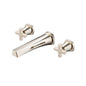 Flusso 240.1950T Trim For Two Handle Wall Mounted Bathroom Faucet