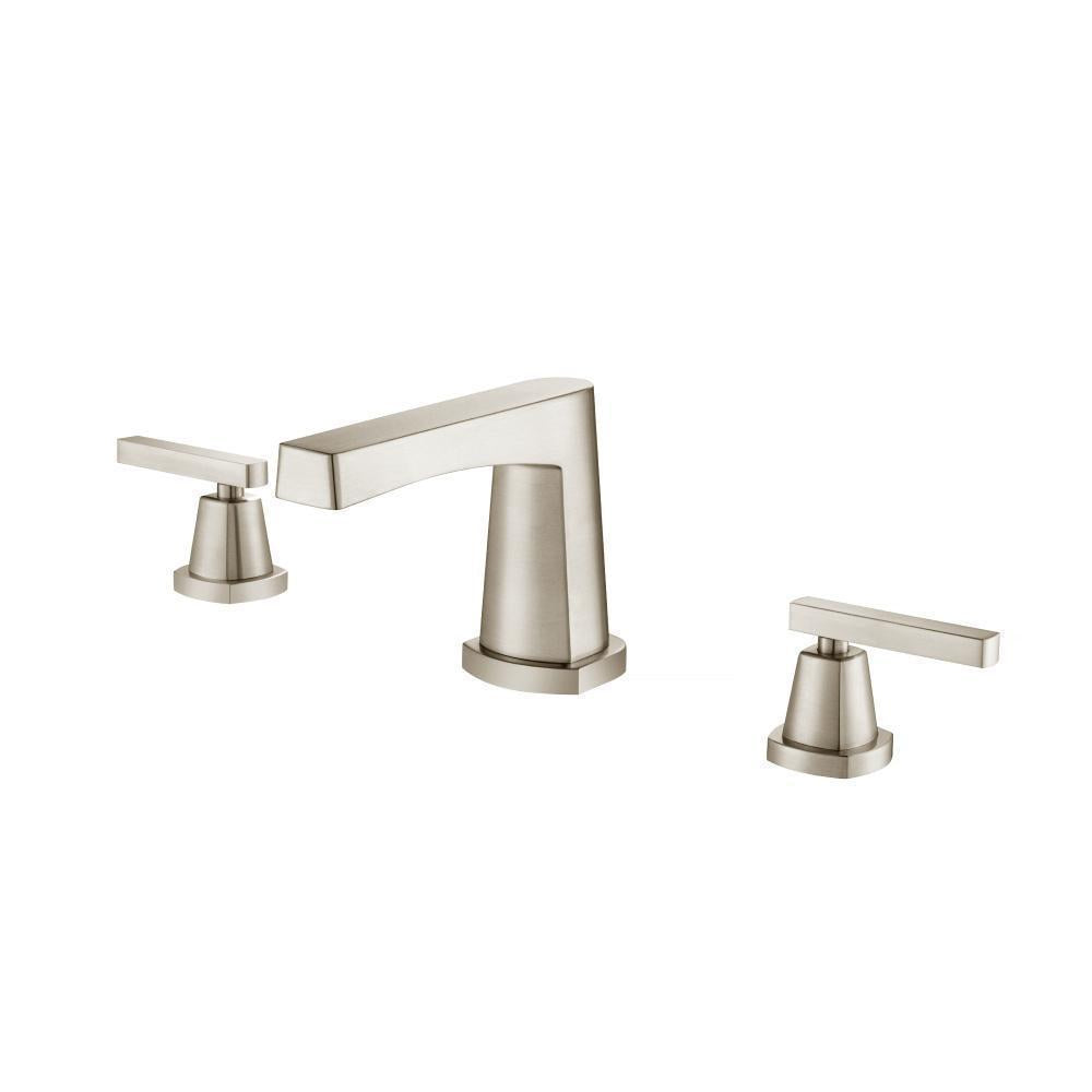 Flusso 240.2001 Three Hole 8" Widespread Two Handle Bathroom Faucet