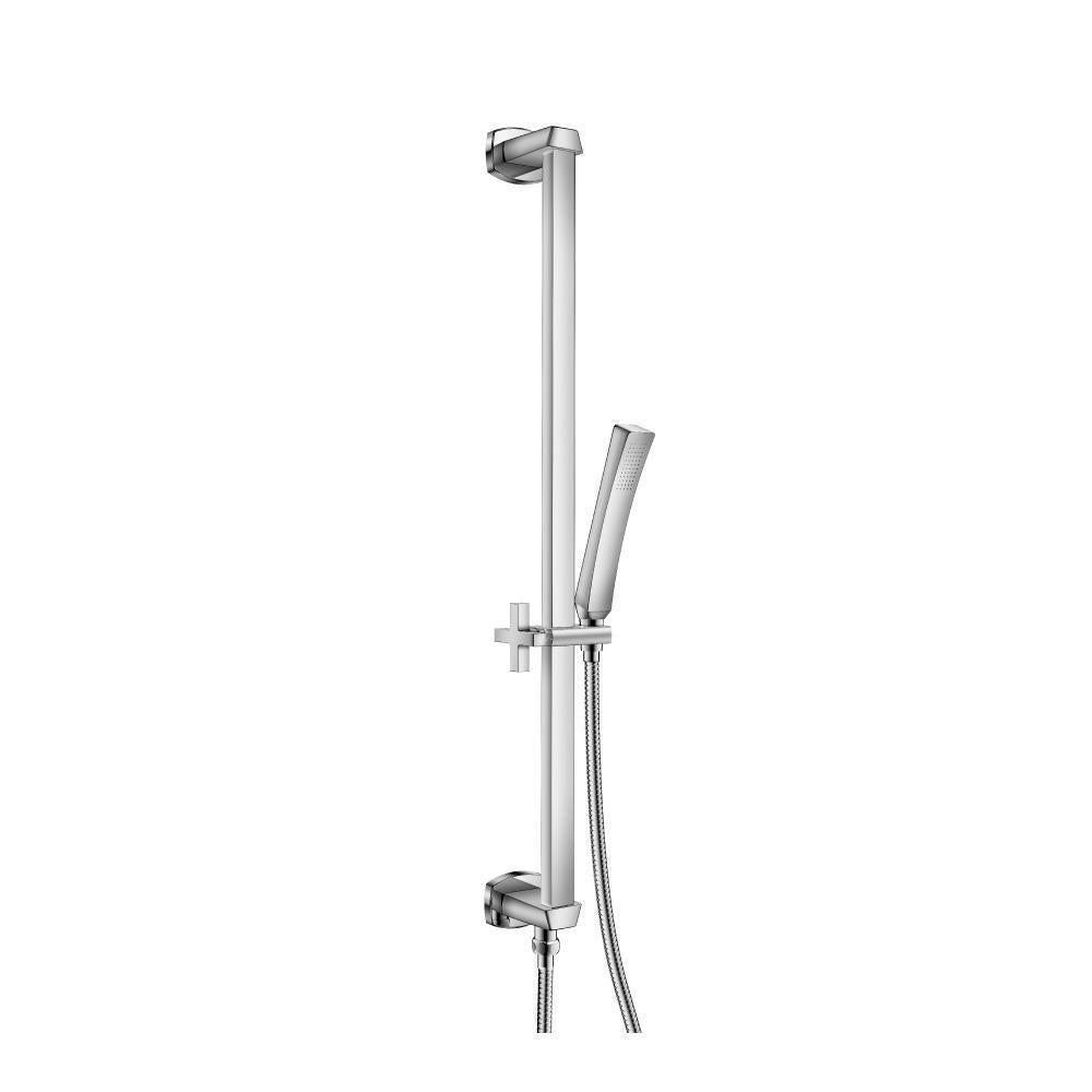 Flusso 240.2016 Hand Shower Set with Slide Bar, Integrated Elbow & Hose
