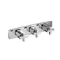 Flusso 240.2715 3/4" Horizontal Thermostatic Valve with 2 Volume Controls & Trim