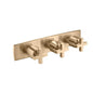 Flusso 240.2715 3/4" Horizontal Thermostatic Valve with 2 Volume Controls & Trim