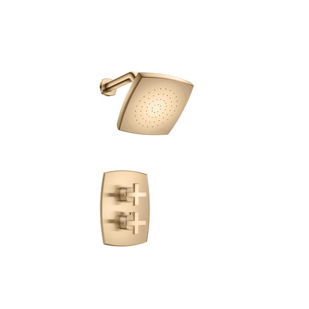 Flusso 240.7000 Single Output Shower Set With Shower Head And Arm