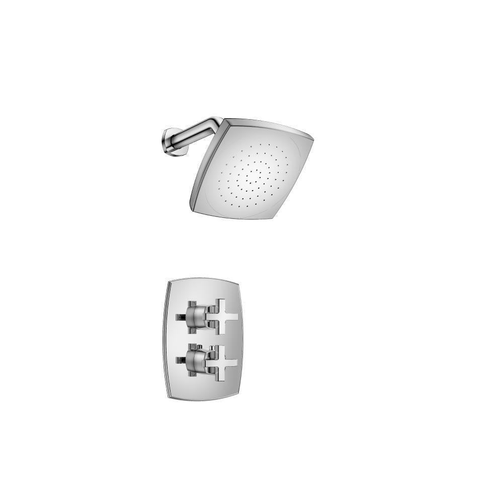 Flusso 240.7000 Single Output Shower Set With Shower Head And Arm