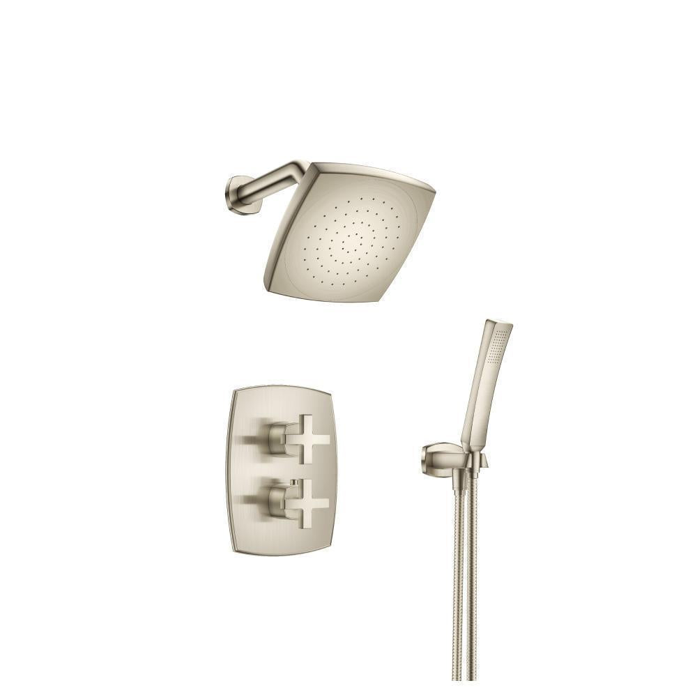 Flusso 240.7050 Two Output Shower Set With Shower Head And Hand Held