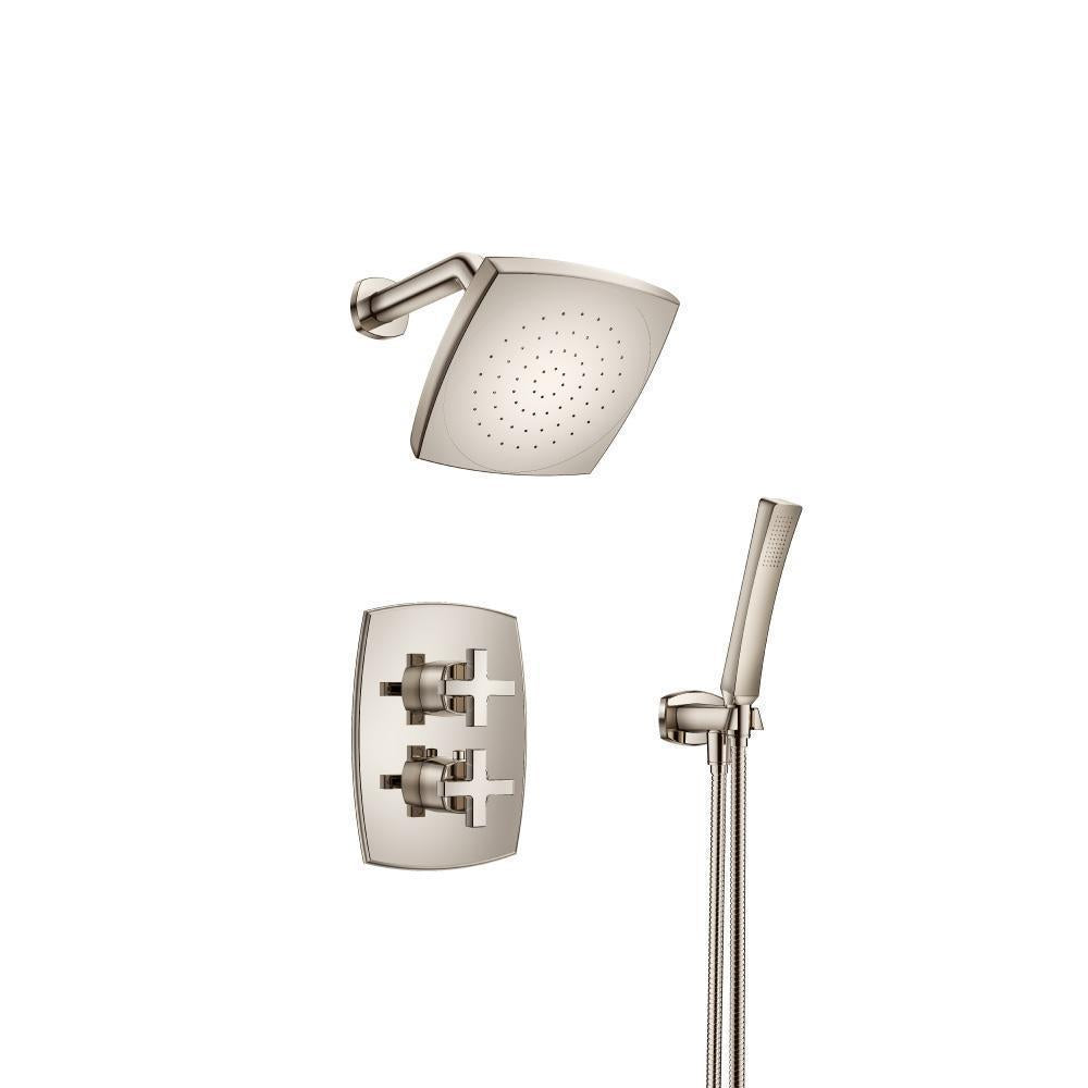 Flusso 240.7050 Two Output Shower Set With Shower Head And Hand Held