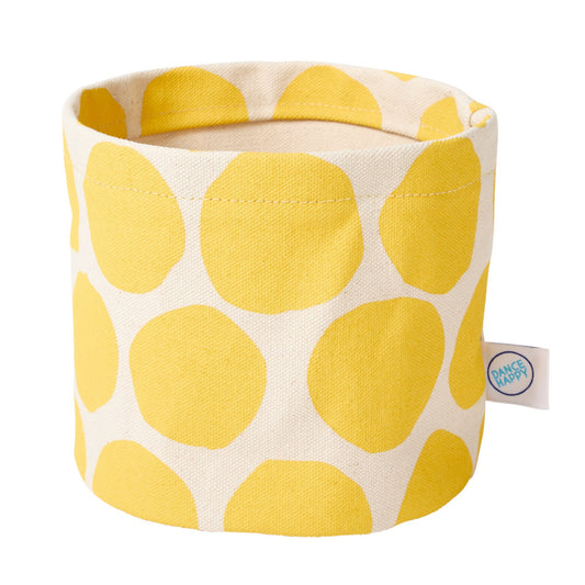 Large Circles Round Bin/Canvas Planter