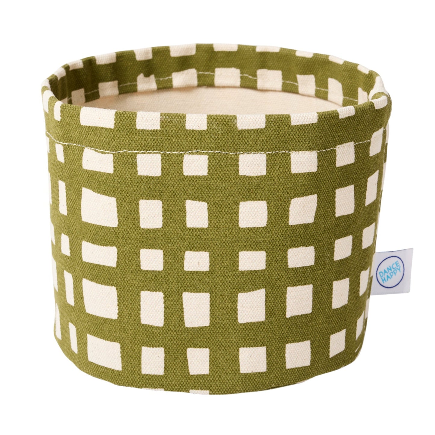 Grid Round Bin/Canvas Planter