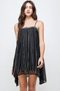 Flowy Sleeveless Mini Dress with Metallic Accents | Apparel | Kitchen + Metal