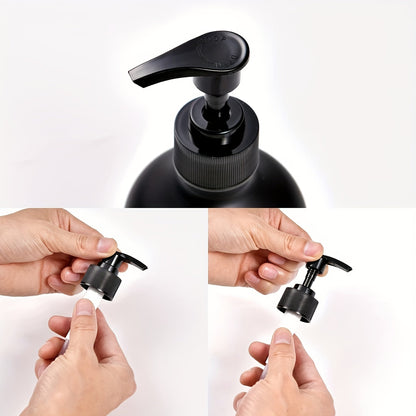 Set of 3 Refillable Pump Dispensers with Labels 500ml