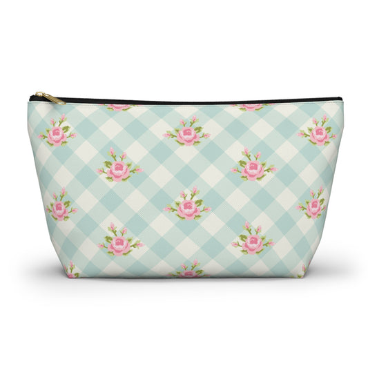 Customizable: Charming Floral Accessory Pouch | Perfect for Makeup, Travel, Gifts, Home Organization, Cute Storage