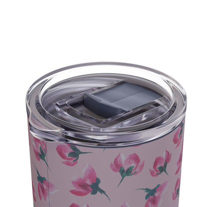 Customizable: Floral Pattern Tumbler, Personalized Gift for Coffee Lovers, Travel Mug for Women, Insulated Drinkware, Trendy Water Bottle