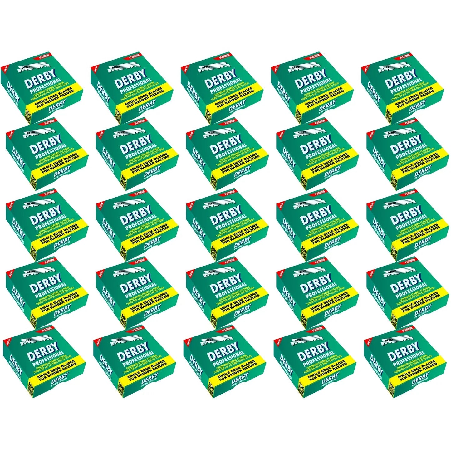 Derby Prof Single Edge Razor Blades 100ct