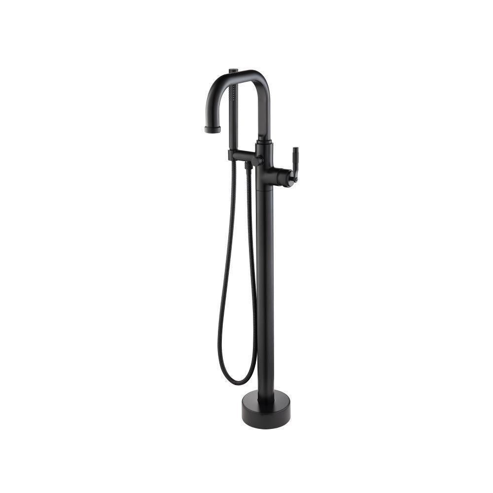 Flusso 250.1170 Freestanding Floor Mount Bathtub/Tub Filler With Hand Shower