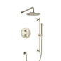 Flusso 250.7100 Two Output Shower Set With Shower Head, Hand Held And Slide Bar