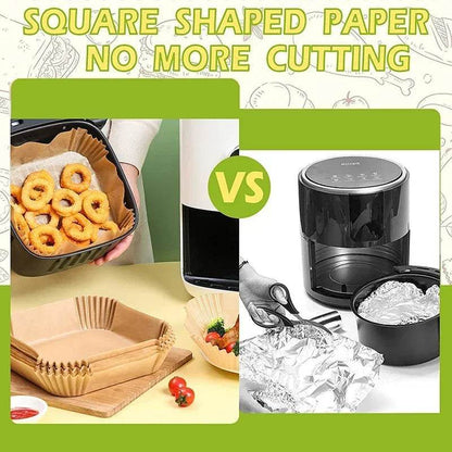 Air Fryer Paper Accessories Airfryer Baking Paper Disposable Liners, Non stick Parchment Aerogrill Paper for Convection Oven