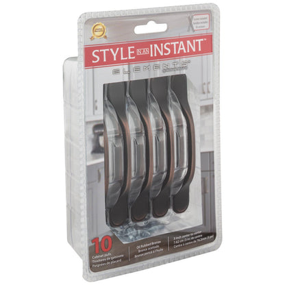 3" Center-to-Center Satin Nickel Kenner Retail Packaged Cabinet Pull