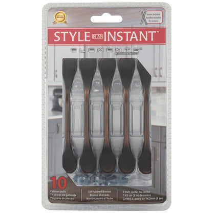 3" Center-to-Center Satin Nickel Kenner Retail Packaged Cabinet Pull