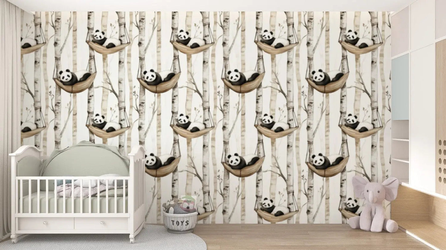 Whimsical Panda Hammock Haven