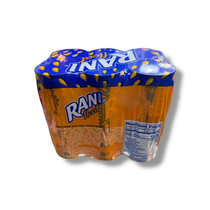 Rani Float Orange - Real Fruit Pieces Drink with Juicy Orange Chunks - 6 Pack (240ml Each)