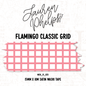Flamingo Classic Grid 15mm washi
