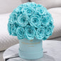 Basic Mint Green Suede Superdome Box | Turquoise Roses