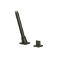 Flusso 260.1280 Deck Diverter With Holder & Hose