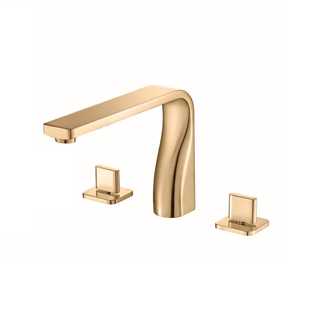 Flusso 260.2410 3 Hole Deck Mount Roman Tub Faucet