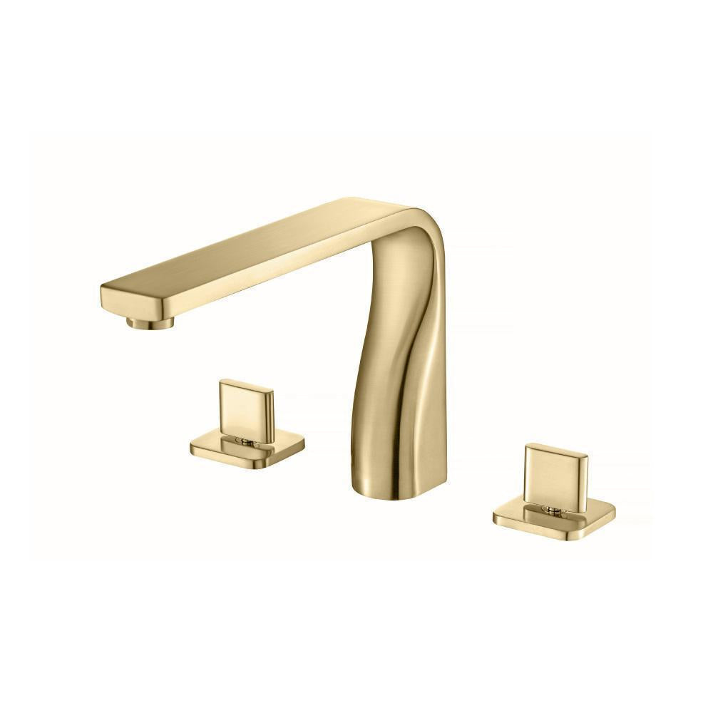 Flusso 260.2410 3 Hole Deck Mount Roman Tub Faucet